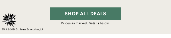 [SHOP ALL DEALS] Prices as marked. Details below.