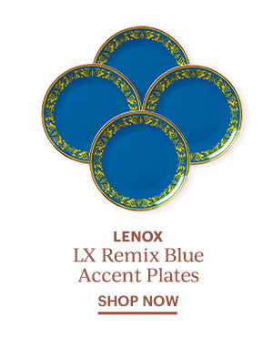 LENOX  LX Remix Blue Accent Plates  SHOP NOW