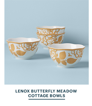 LENOX BUTTERFLY MEADOW COTTAGE BOWLS