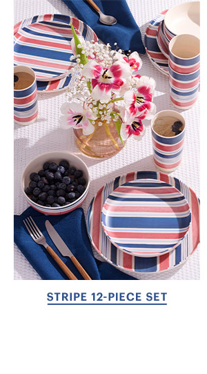STRIPE 12-PIECE SET