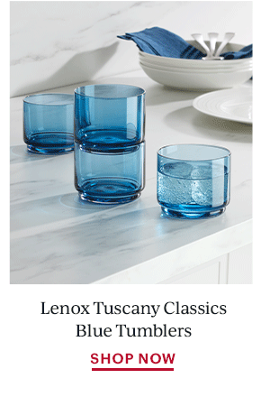 Lenox Tuscany Classics Blue Tumblers  SHOP NOW