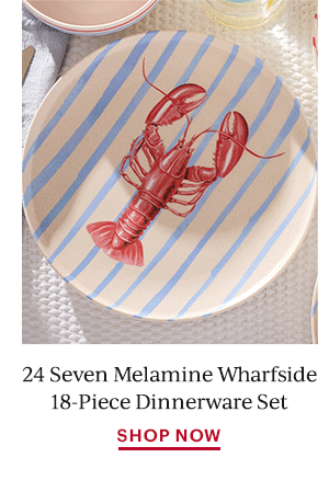 24 Seven Melamine Wharfside 18-Piece Dinnerware Set  SHOP NOW
