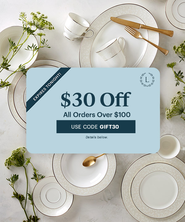 EXPIRES TONIGHT!  $30 Off  All Orders Over $100  [USE CODE GIFT30] Details below.