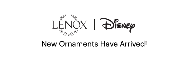 LENOX  |  Disney  New Ornaments Have Arrived!