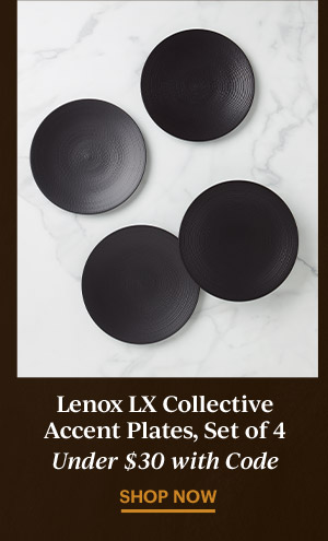 Lenox LX Collective Accent Plates, Set of 4  Under $30 with Code  SHOP NOW
