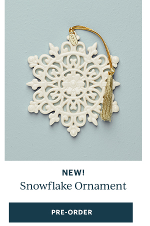 New! Snowflake Ornament PRE-ORDER NOW