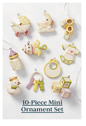 10-Piece Mini Ornament Set