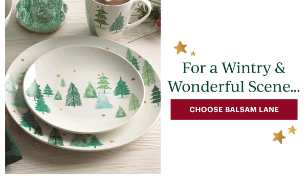 For a Wintry & Wonderful Scene...  [CHOOSE BALSAM LANE]