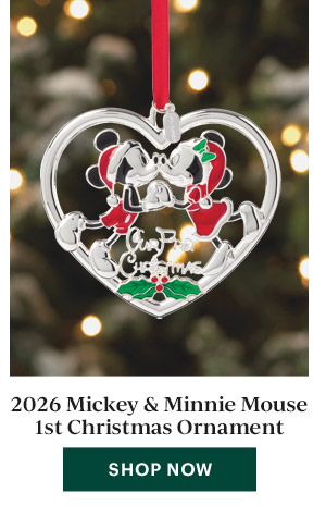 2026 Mickey & Minnie Mouse 1st Christmas Ornament  [SHOP NOW]