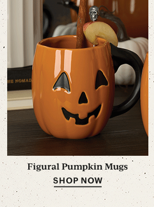 Figural Pumpkin Mugs  SHOP NOW