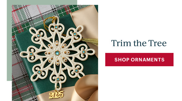 Trim the Tree  [SHOP ORNAMENTS]