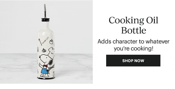 Cooking Oil Bottle  Adds character to whatever you're cooking!  [SHOP NOW]