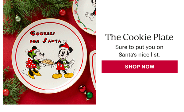 The Cookie Plate  Sure to put you on Santa's nice list.  [SHOP NOW]
