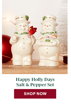 Happy Holly Days Salt & Pepper Set  [SHOP NOW]