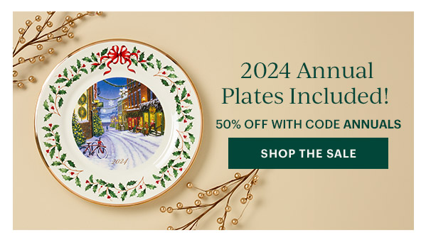 2024 Annual Plates Included!  50% OFF WITH CODE ANNUALS  [SHOP THE SALE]