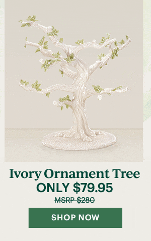 Ivory Ornament Tree  ONLY $79.95  [SHOP NOW]