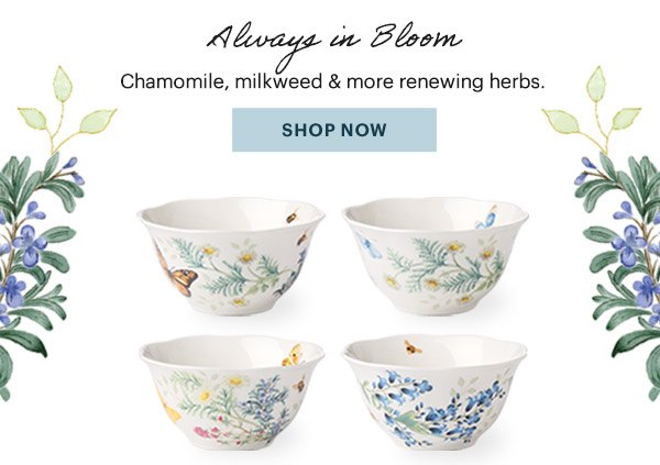 Always in Bloom  Chamomile, milkweed & more renewing herbs.  [SHOP NOW]