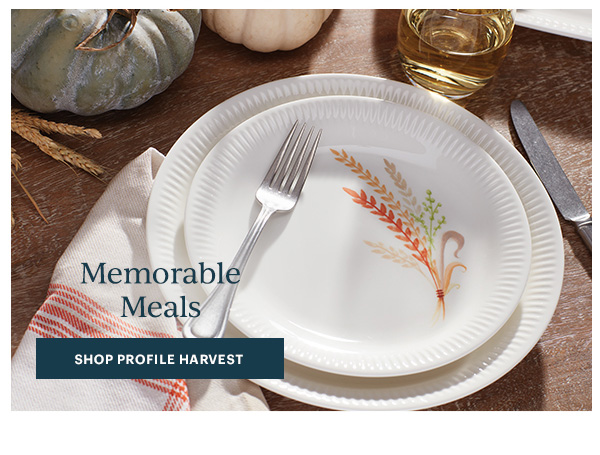 Memorable Meals SHOP PROFILE HARVEST