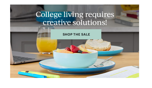 College living requires creative solutions!  [SHOP THE SALE]