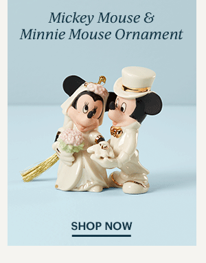 Mickey Mouse & Minnie Mouse Ornament  SHOP NOW