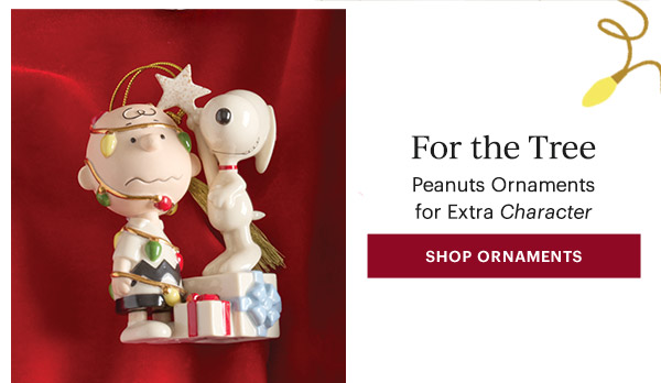 For the Tree  Peanuts Ornaments for Extra Character  [SHOP ORNAMENTS]