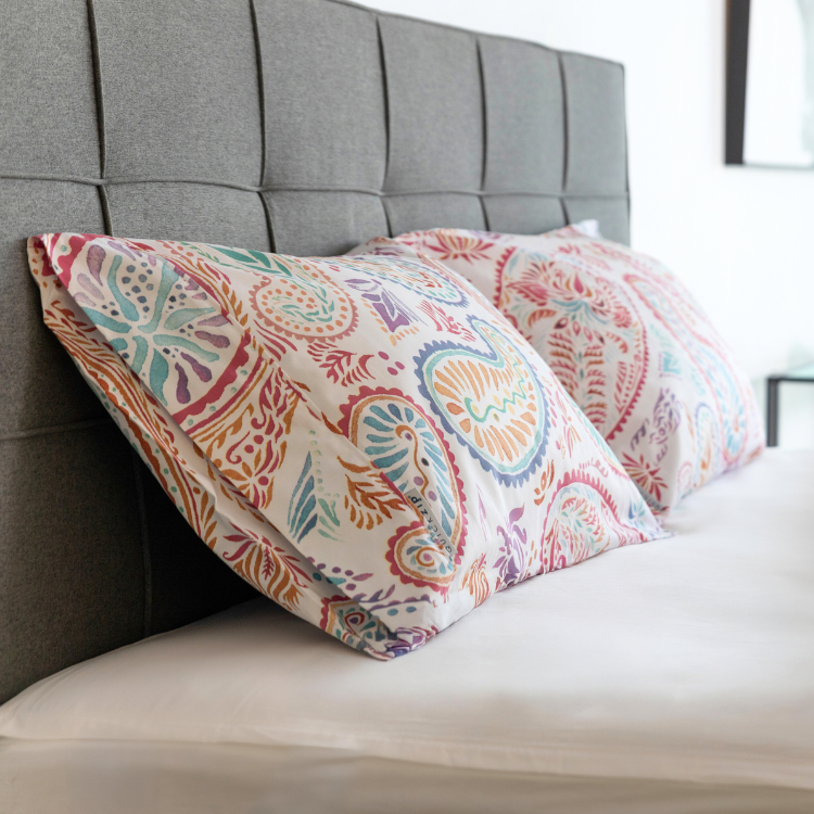 Joyful paisley pillow cases