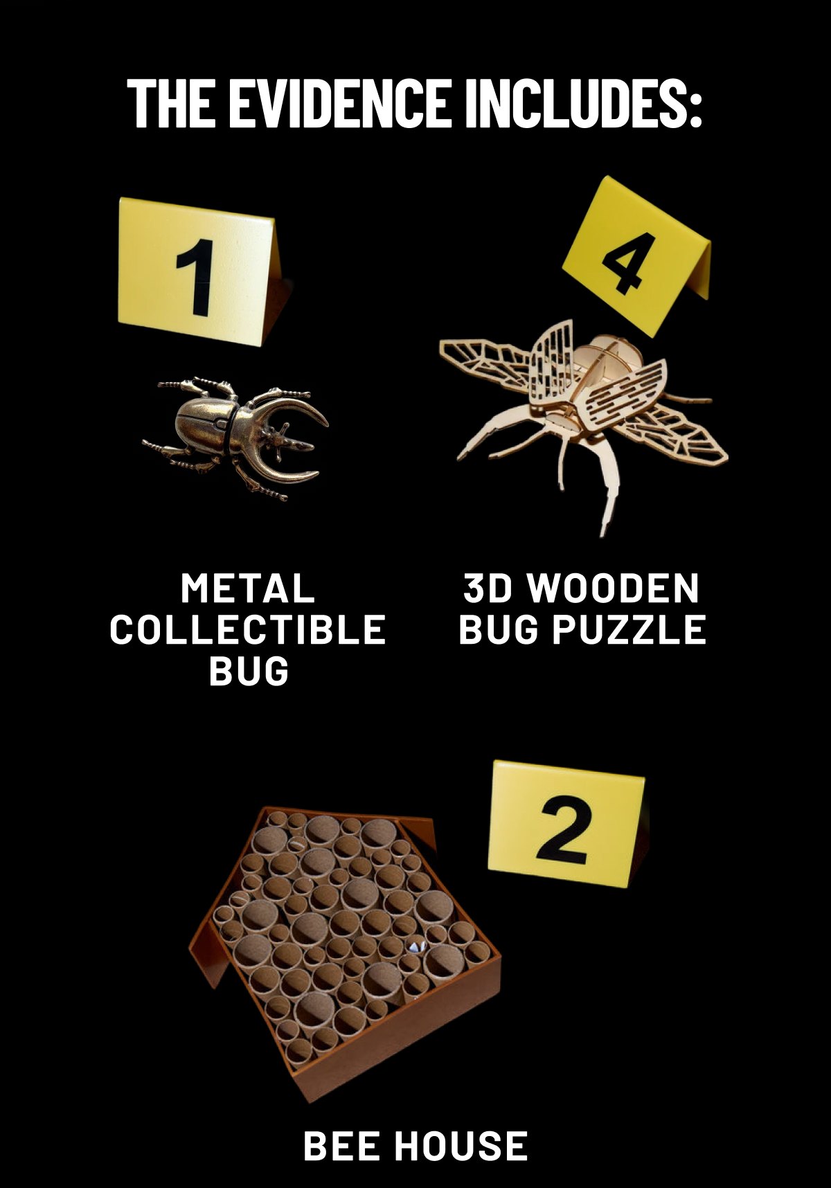The evidence includes: