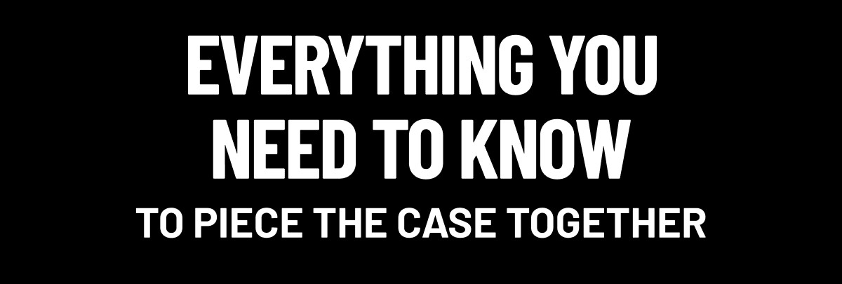 Everything You Need to Know To Piece The Case Together