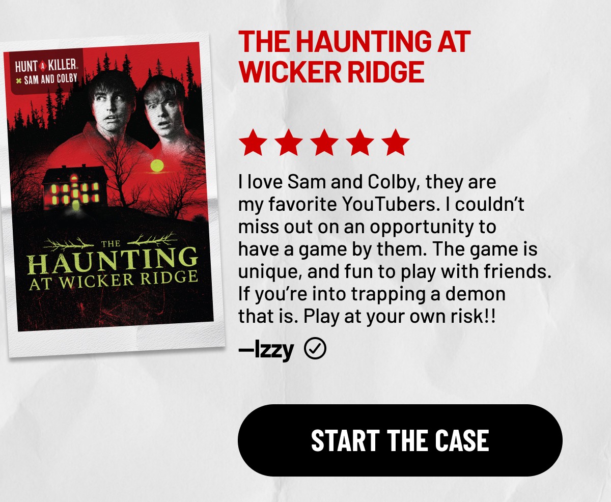 The Haunting At Wicker Ridge