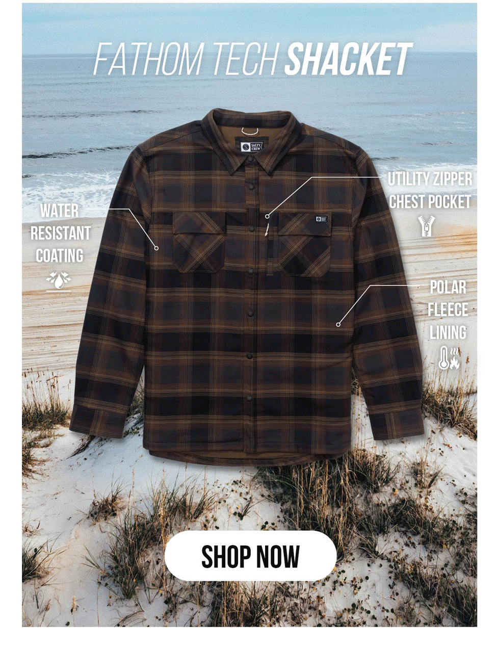 SHOP FATHOM TECH SHACKET