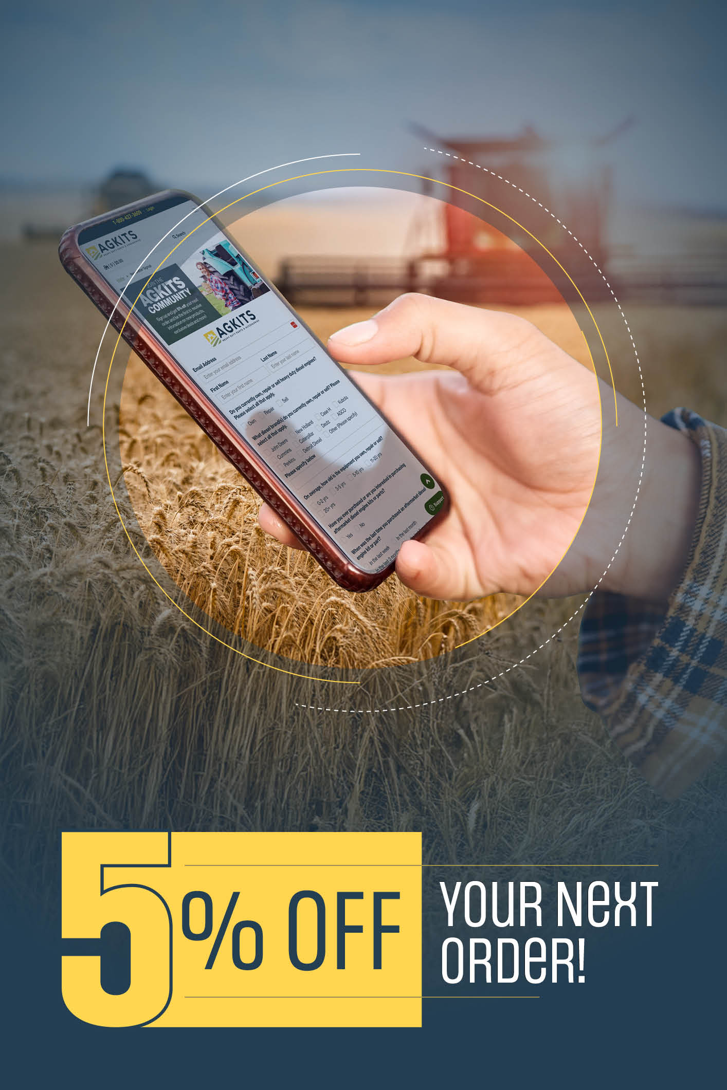 Get 5% off Your Next Order!