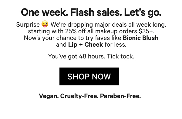 Shop 25% OFF all Makeup at Milk Makeup