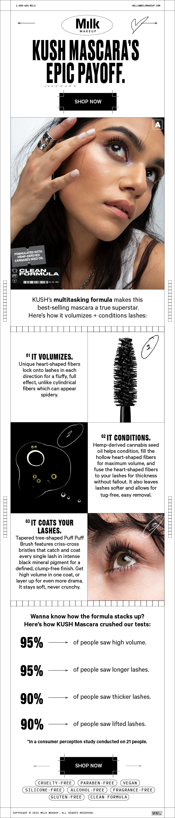 Shop KUSH Mascara at Milk Makeup