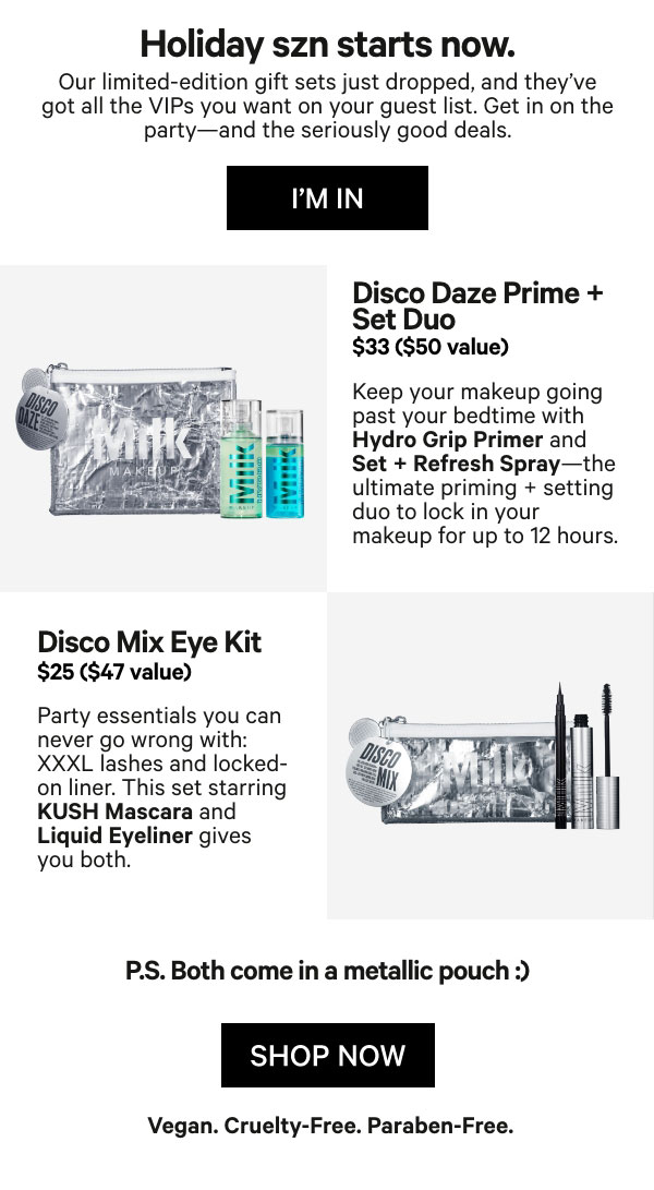 Shop Holiday at Milk Makeup
