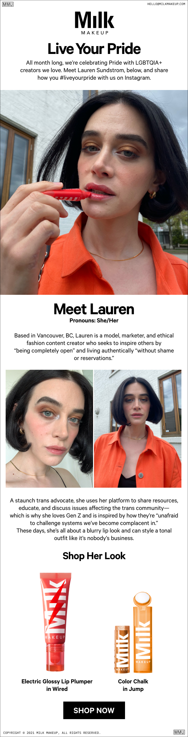 Celebrate Pride with Milk Makeup