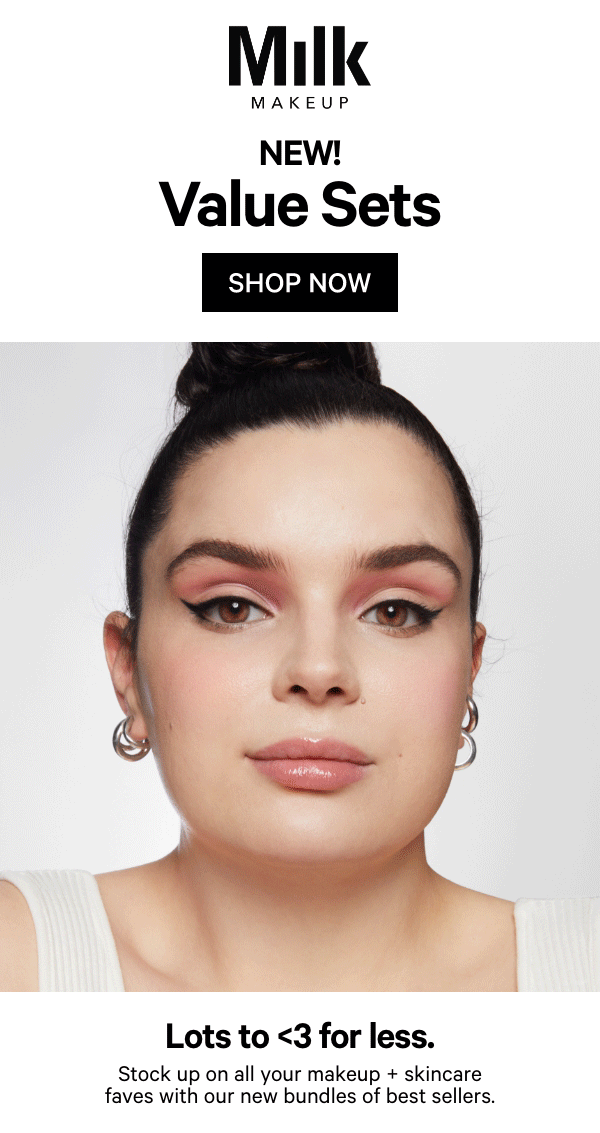 New sets just dropped 🔥 Milk Makeup