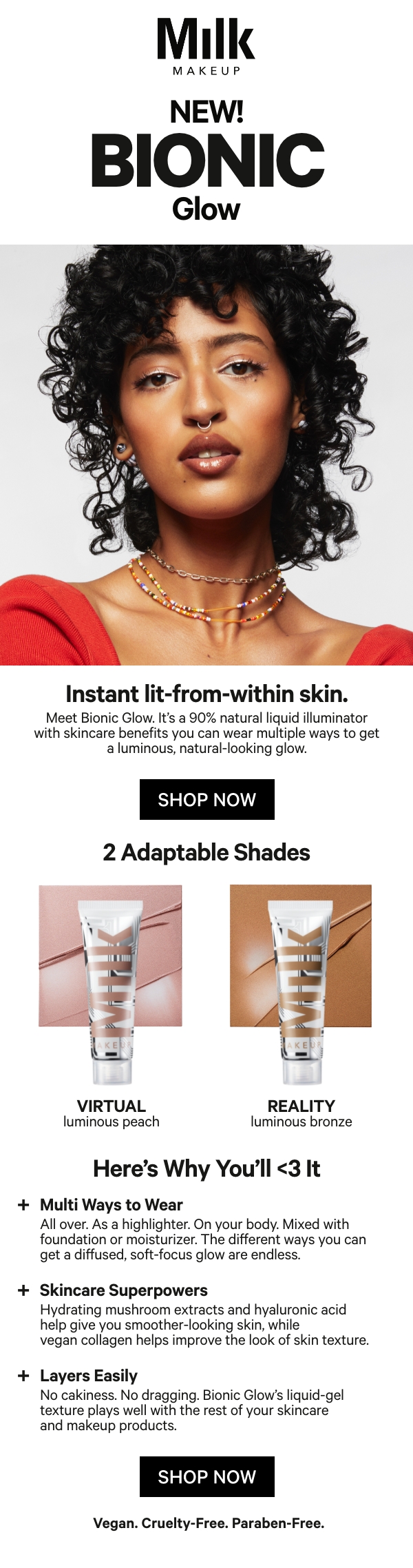 Meet New Bionic Glow at Milk Makeup