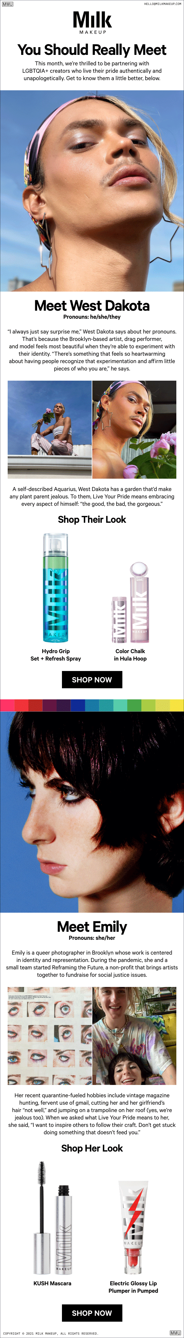 Celebrate Pride with Milk Makeup