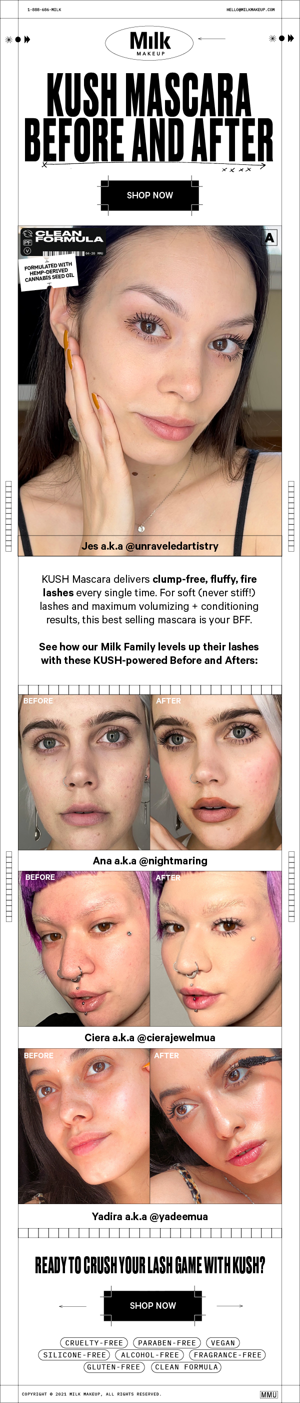 Shop KUSH Mascara at Milk Makeup
