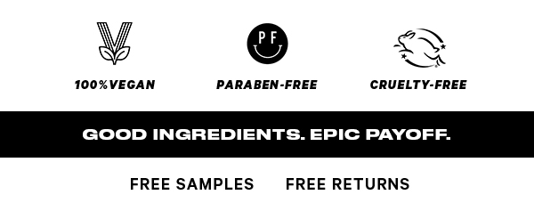 Good ingredients. Epic payoff.
