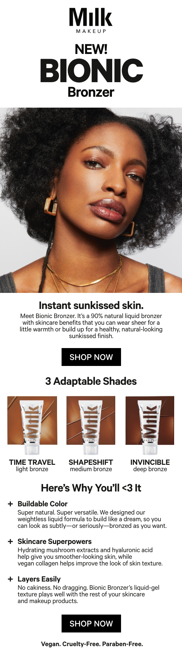 Meet New Bionic Bronzer at Milk Makeup