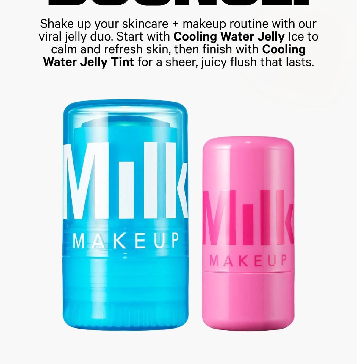 Cooling Water Jelly Ice and Cooling Water Jelly Tint products displayed