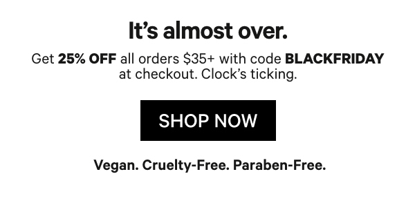 Shop Black Friday 25% Off at Milk Makeup