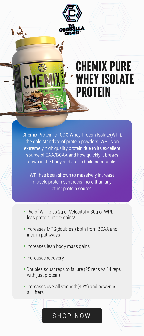 Find Out Why Chemix Whey Isolate Protein Tops The Competition