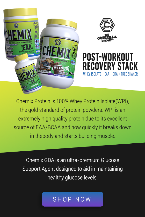 Find Out The Benefits Of Our Post Workout Recovery Stack.... Chemix Lifestyle