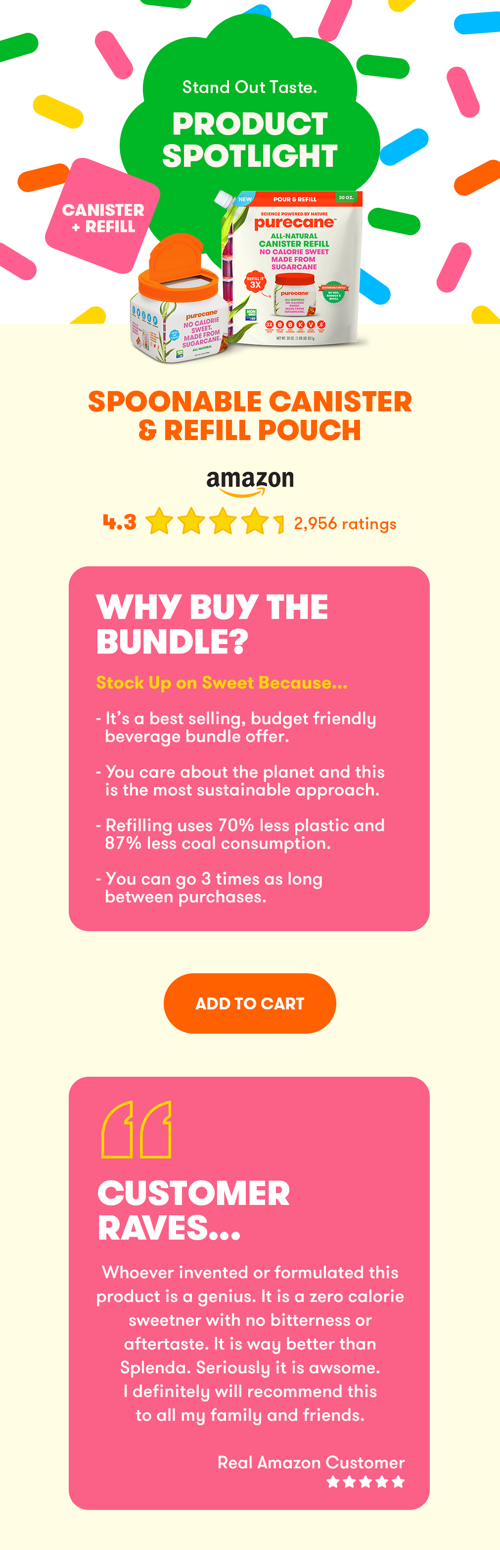 Product Spotlight Canister & Refill Pouch 👀 Purecane