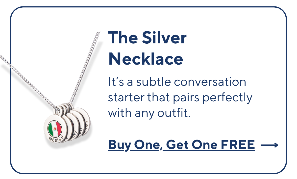 The Silver Necklace-Buy One, Get One FREE