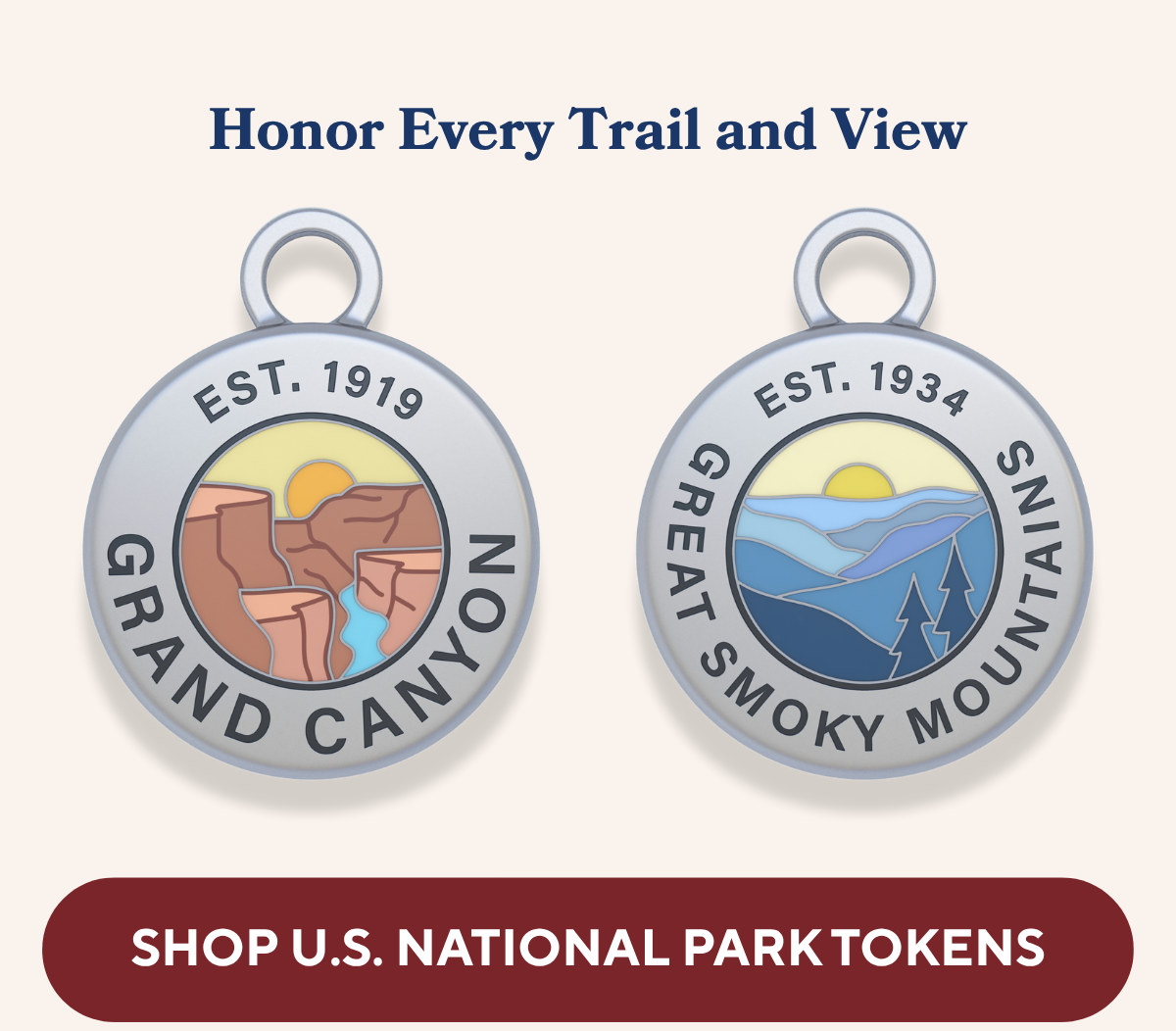 US National Park Tokens