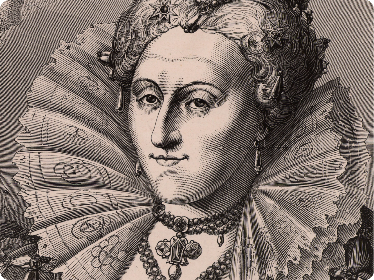 Queen Elizabeth I had a royal flush.