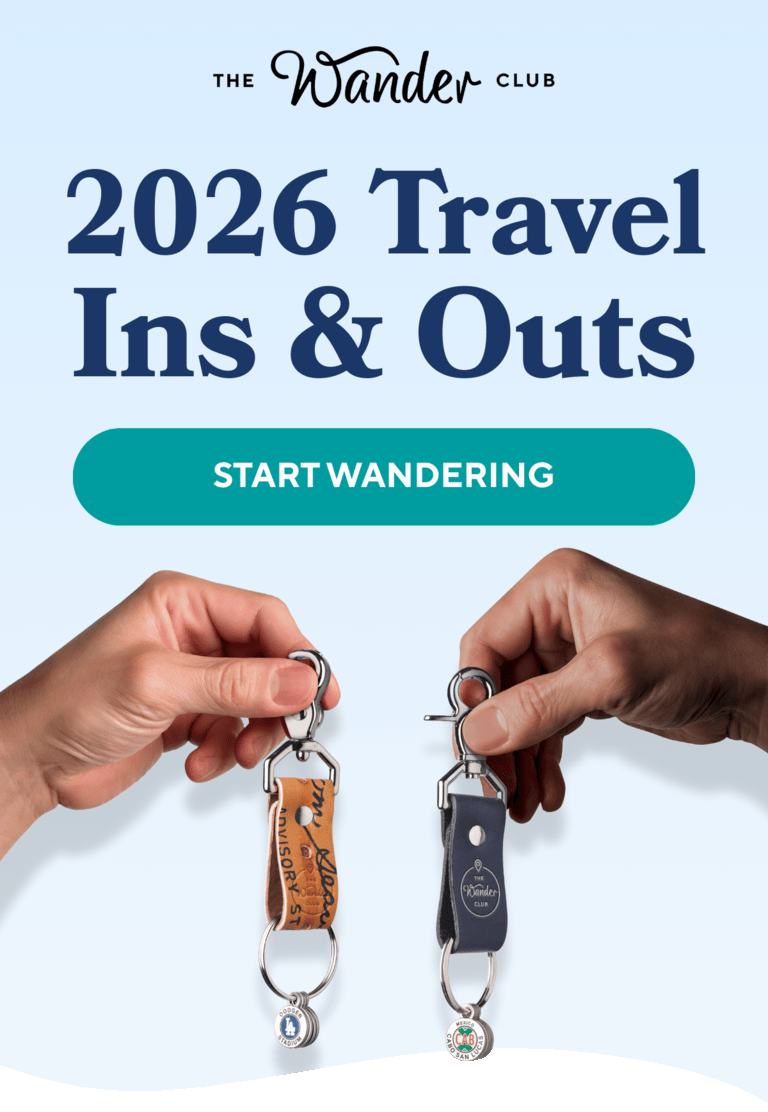 2026 Travel Ins & Outs- START WANDERING